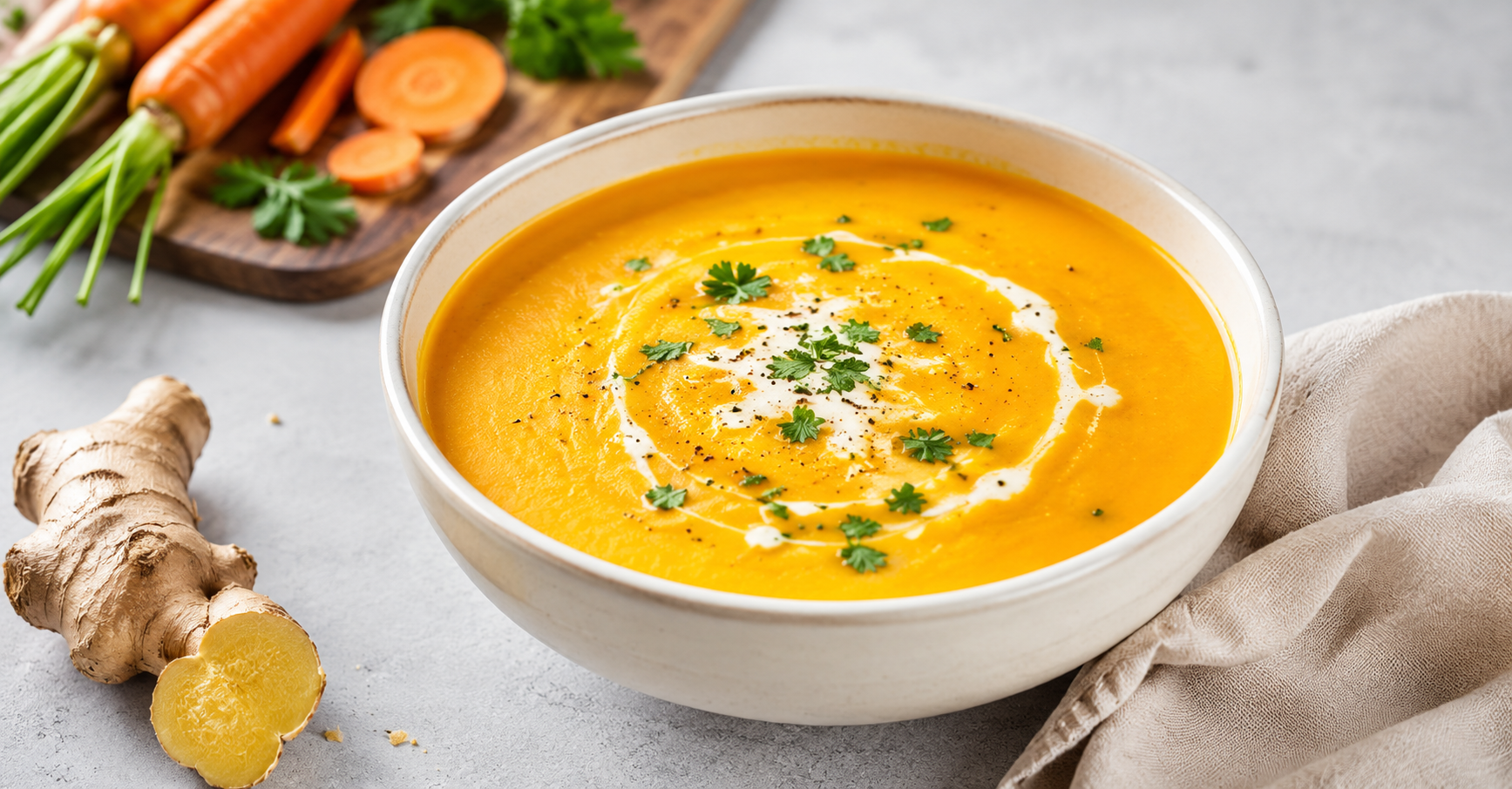 Karotten-Ingwer-Suppe
